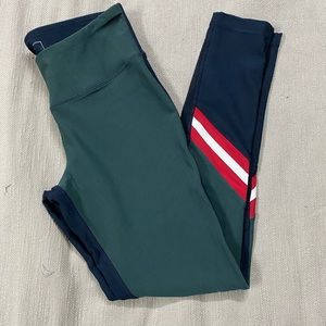Tricolor workout leggings